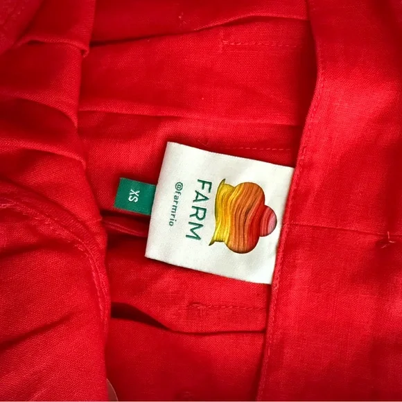 Farm Rio Red Fish Top Maxi Dress - Picture 7 of 13